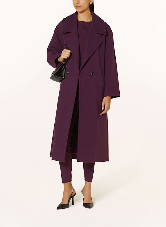 HUGO MAROLA coat DARK PURPLE