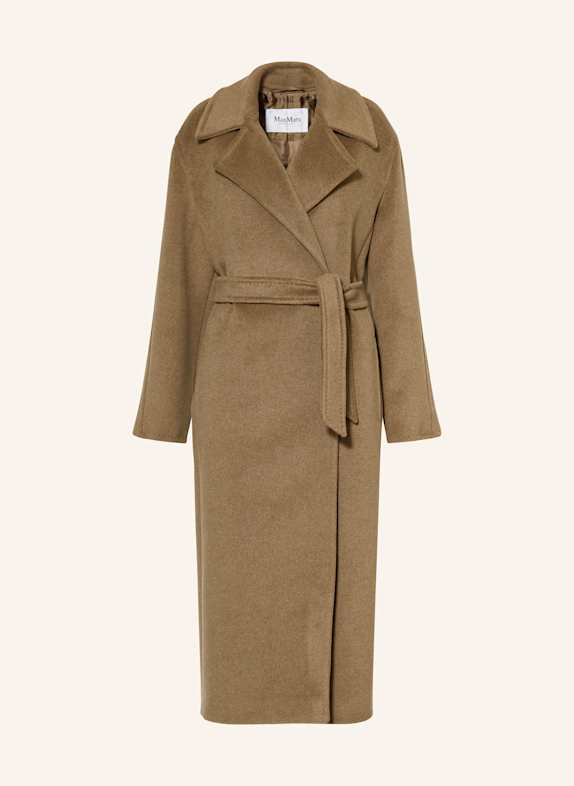 Max Mara FRAGORE coat with alpaca and cashmere BROWN