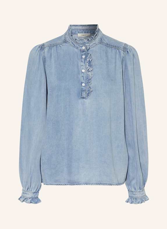 SUNCOO LAURA shirt blouse in denim look LIGHT BLUE