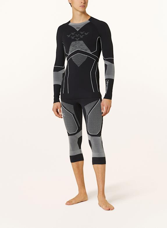 X-BIONIC Funktionsundertøj-shirt ENERGY ACCUMULATOR SORT / LYSEGRÅ