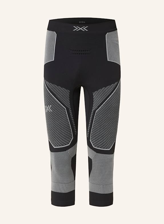 X-BIONIC Funktionswäsche-Hose ENERGY ACCUMULATOR mit verkürzter Beinlänge SCHWARZ/ HELLGRAU