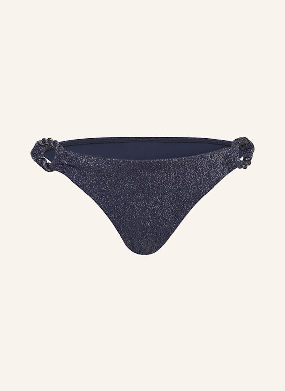 SEAFOLLY Basic-Bikini-Hose POOLSIDE mit Glitzergarn DUNKELBLAU