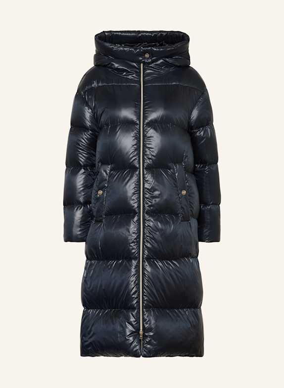 HERNO Down coat DARK BLUE