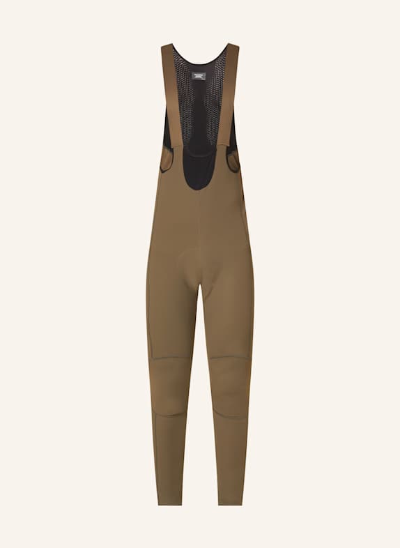 PAS NORMAL STUDIOS Gefütterte Radhose mit gepolstertem Einsatz MECHANISM DEEP WINTER KHAKI