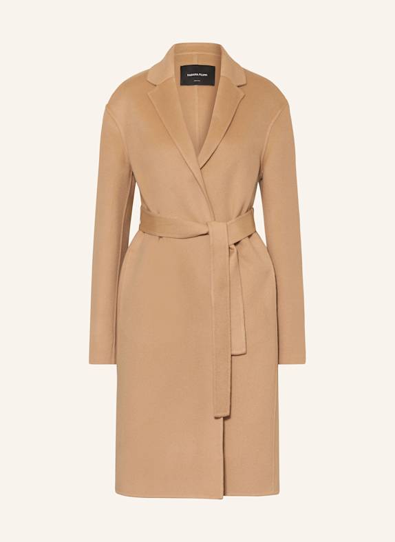 FABIANA FILIPPI Wool coat CAMEL