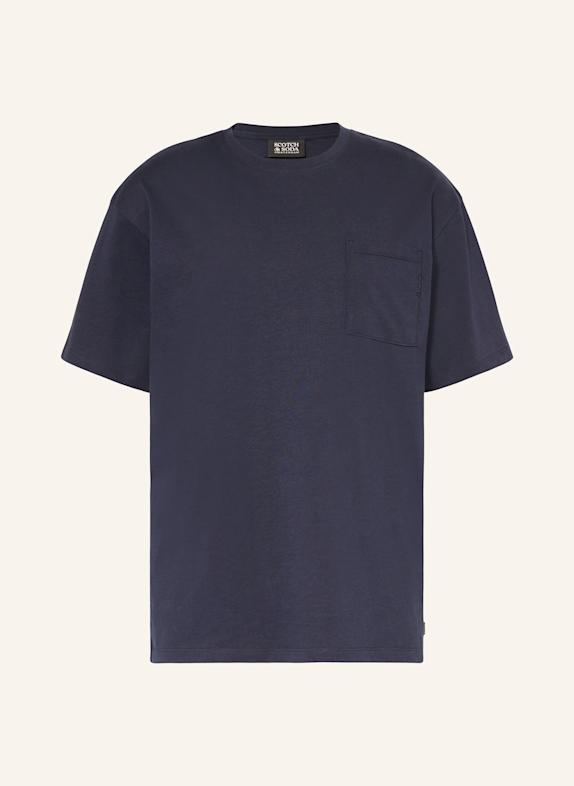 SCOTCH & SODA T-Shirt CORE DUNKELBLAU