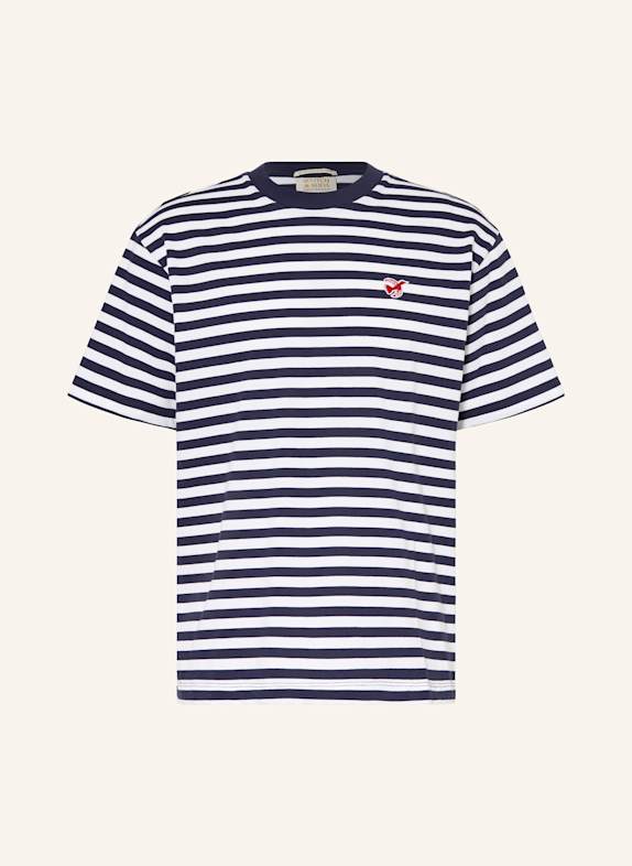 SCOTCH & SODA T-Shirt CORE - THE FREE SPIRIT WEISS/ DUNKELBLAU
