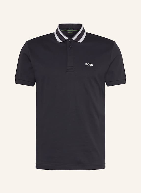 BOSS Jersey-Poloshirt PAULE Slim Fit DUNKELBLAU