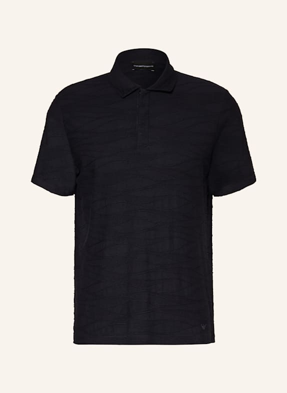 EMPORIO ARMANI Jersey-Poloshirt DUNKELBLAU