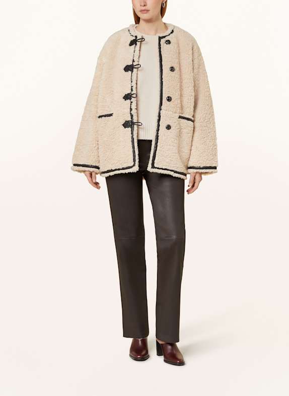 NEO NOIR Teddyfell-Jacke FANNY CAMEL