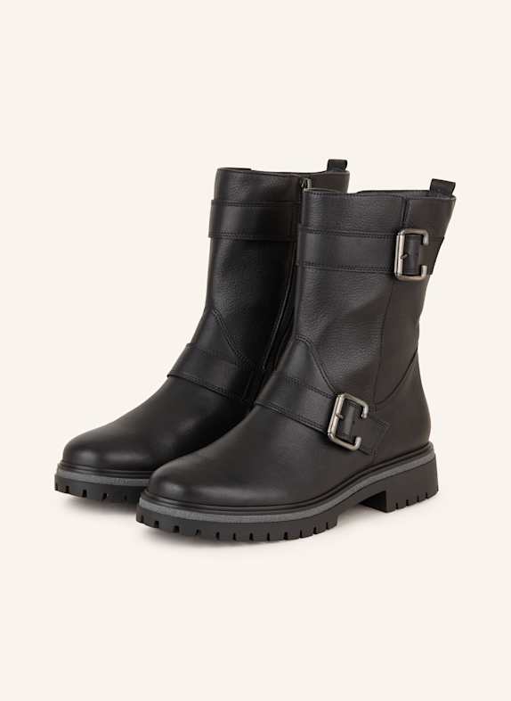 paul green Biker Boots BLACK