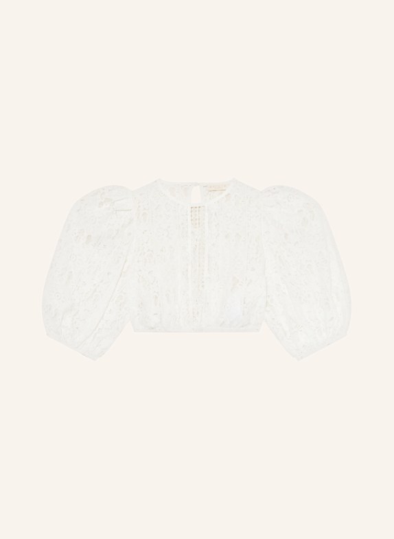 KRÜGER Dirndlbluse aus Spitze mit 3/4-Arm ECRU