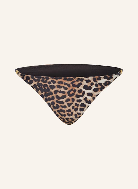 GANNI Basic-Bikini-Hose HELLBRAUN/ BRAUN/ SCHWARZ