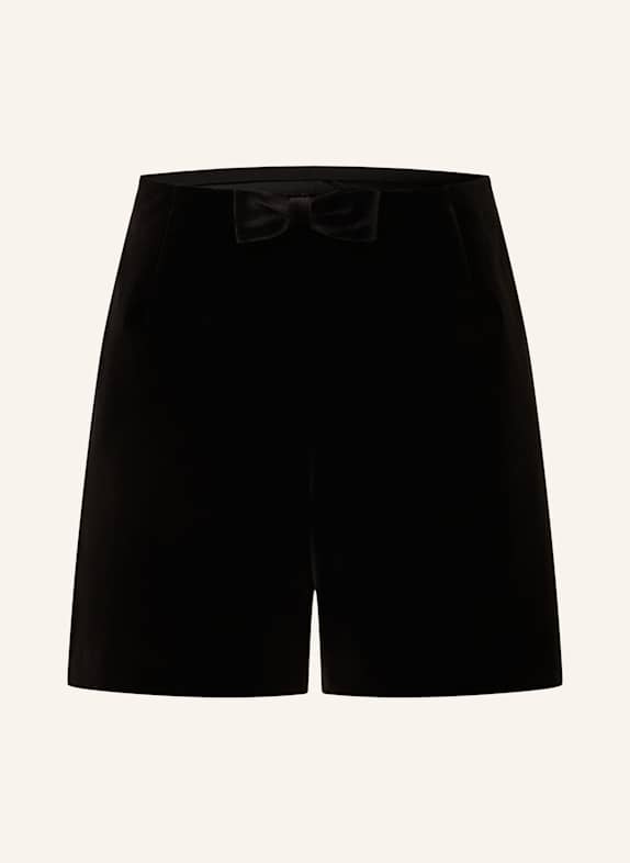 VALENTINO Velvet shorts BLACK