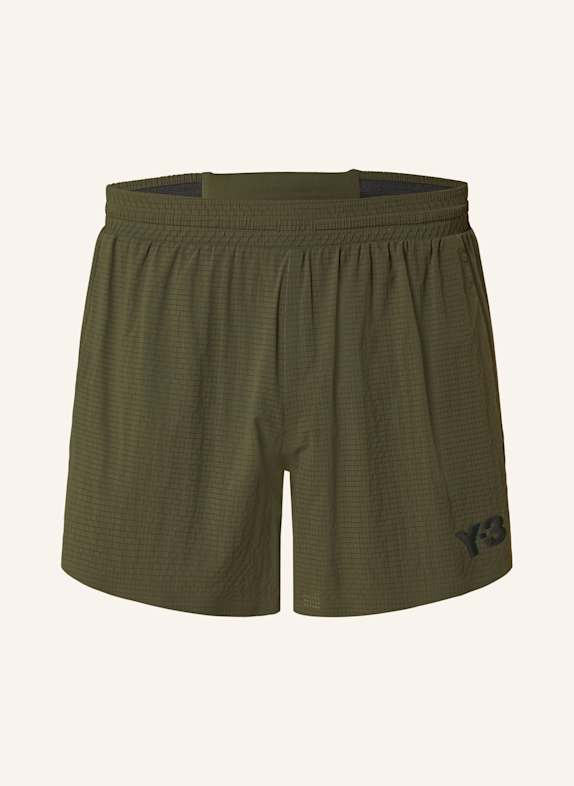 Y-3 Laufshorts RUN DUNKELGRÜN