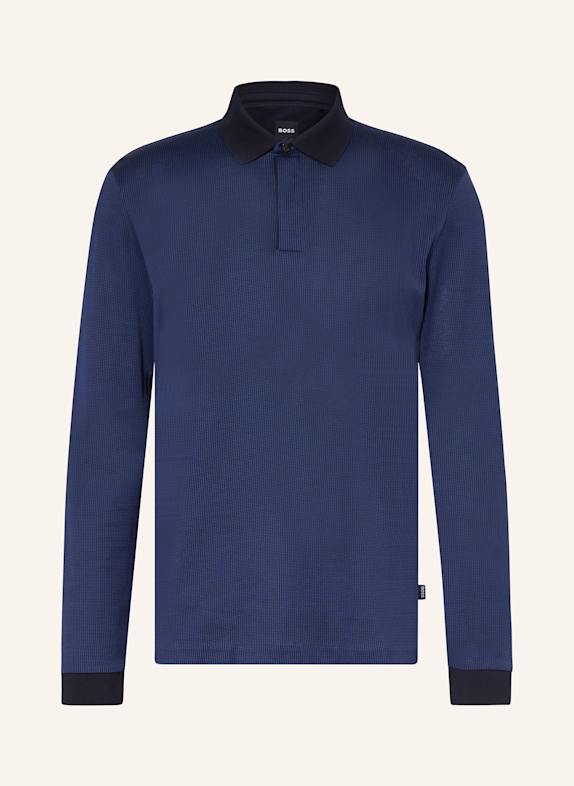 BOSS Piqué-Poloshirt PADO Regular Fit DUNKELBLAU