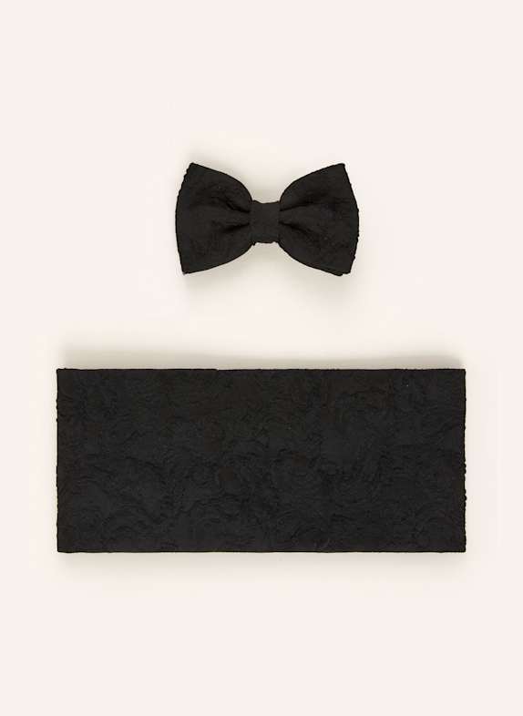 BOSS Set: Fliege und Kummerbund mit Geschenkbox SCHWARZ