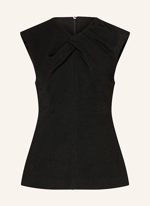 JIL SANDER Stricktop SCHWARZ