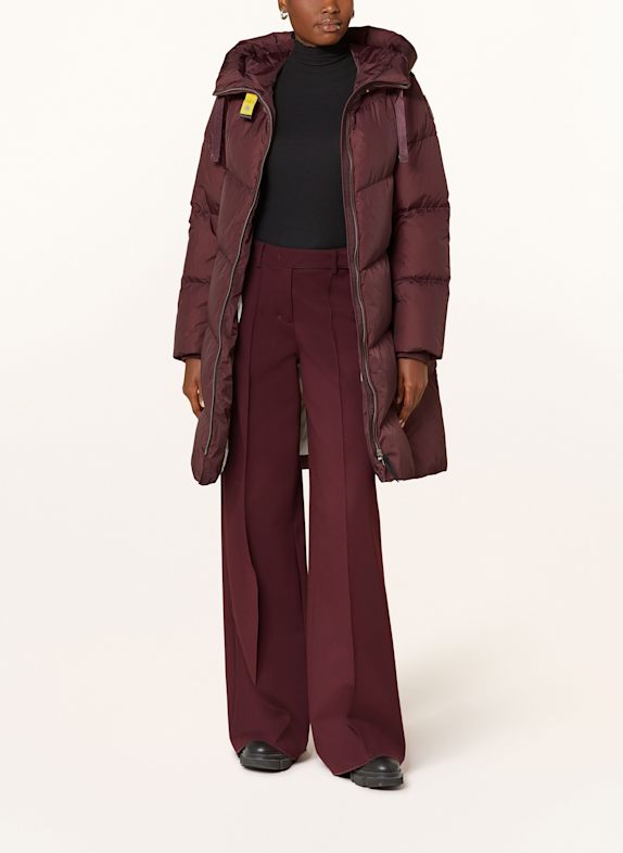 PARAJUMPERS Daunenmantel RINDOU DUNKELROT