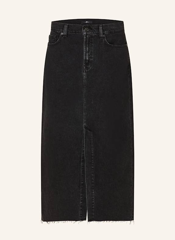 7 Carlton Denim Trucker Jacket KELLIE denim skirt BLACK