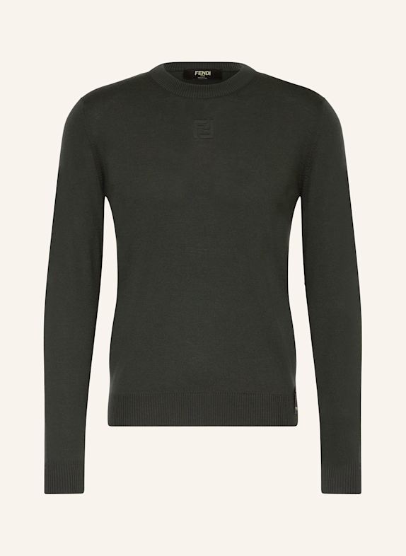 FENDI Pullover DUNKELGRÜN