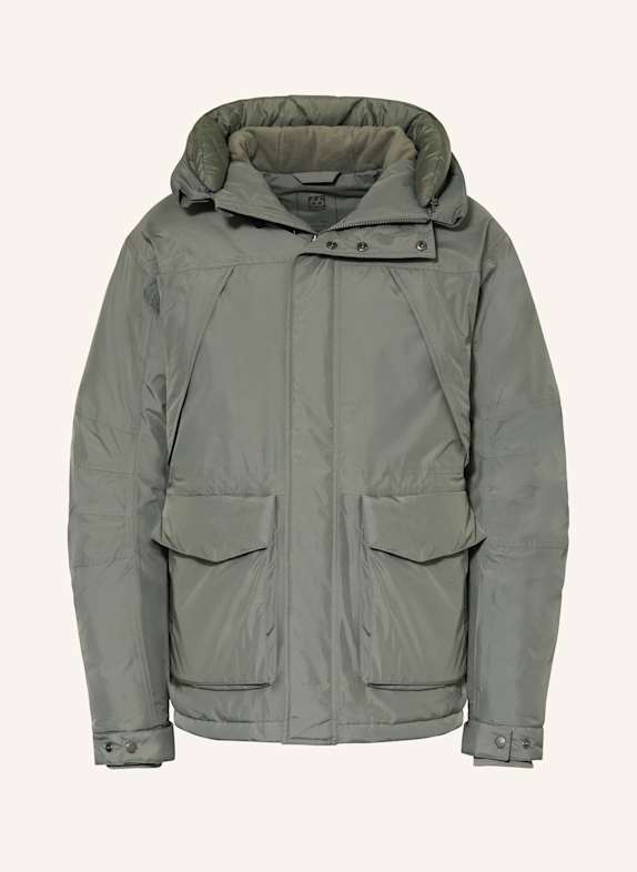 66°NORTH Daunenparka THORSMORK mit abnehmbarem Kragen GRÜN
