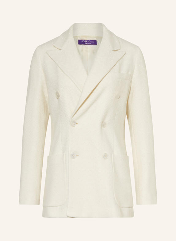 RALPH LAUREN PURPLE LABEL Schwarze Sneaker f&uuml;r Damen CREME