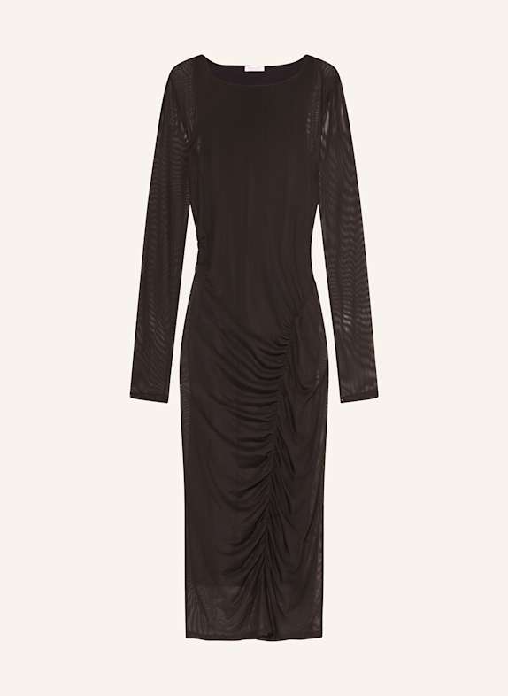 PATRIZIA PEPE Cocktailkleid aus Mesh SCHWARZ