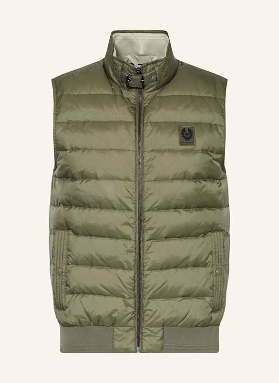 BELSTAFF Down vest CIRCUIT OLIVE