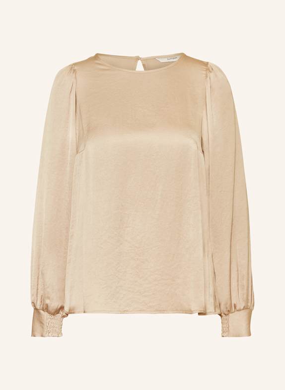 summum woman Shirt blouse in satin BEIGE