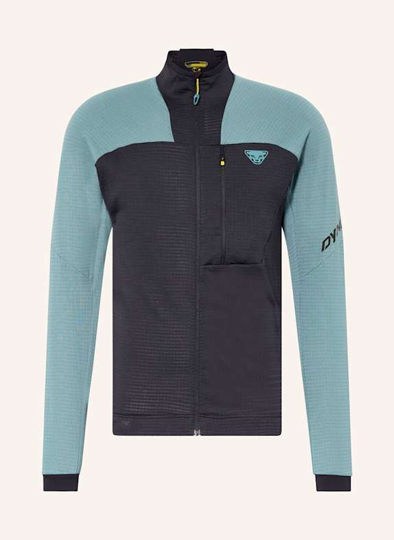 DYNAFIT Brioni zip-up knitted hoodie Neutrals TEAL/ BLACK