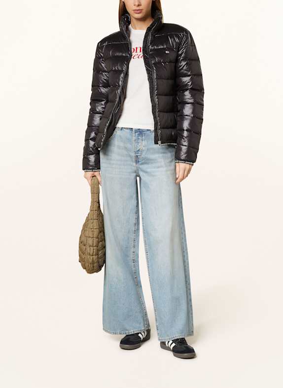TOMMY JEANS Steppjacke SCHWARZ