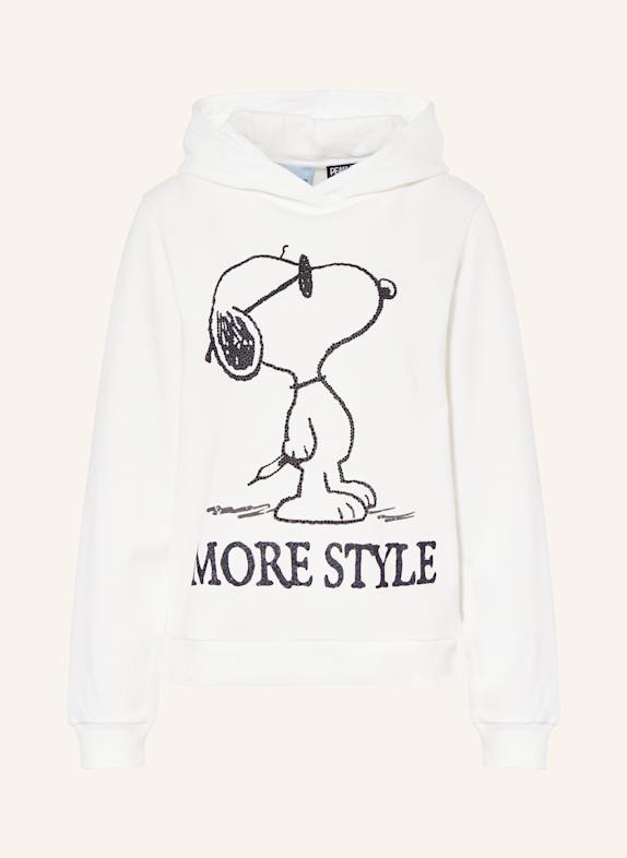 FrogBox Hoodie mir Schmucksteinen WEISS
