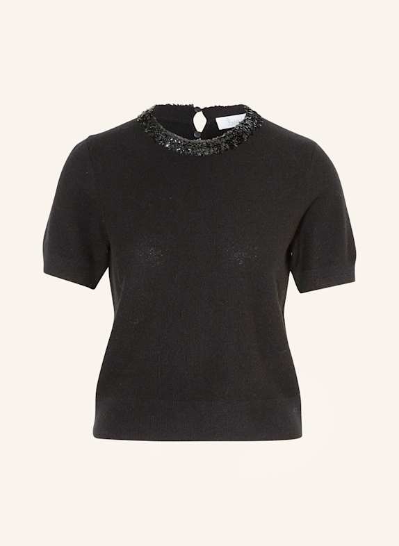 Princess GOES HOLLYWOOD Strickshirt mit Cashmere SCHWARZ