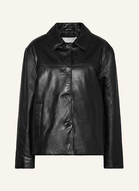 CLOSED Lederjacke SCHWARZ