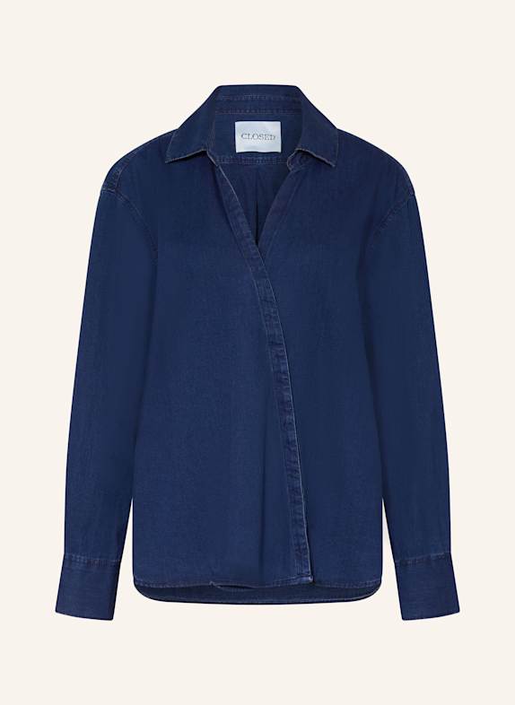 CLOSED Hemdbluse in Jeansoptik DUNKELBLAU