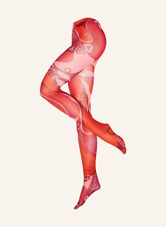 PUCCI Tights 047 ROSSO/FUXIA