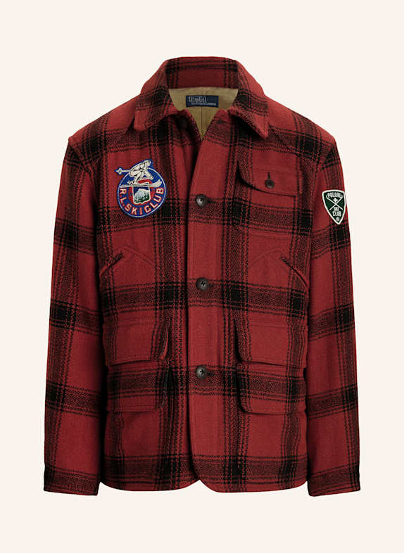 POLO RALPH LAUREN Overjacket ROT/ SCHWARZ