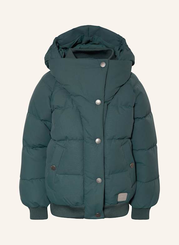 MarMar Daunenjacke mit abnehmbarer Kapuze PETROL