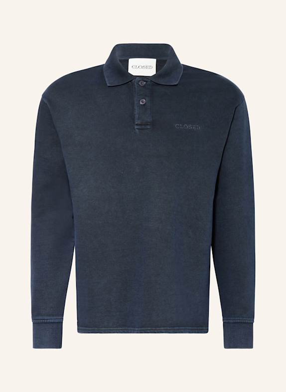 CLOSED Piqué-Poloshirt DUNKELBLAU