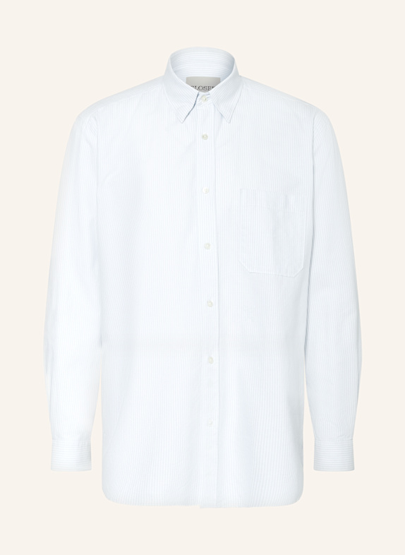 CLOSED Hemd Comfort Fit WEISS/ HELLBLAU