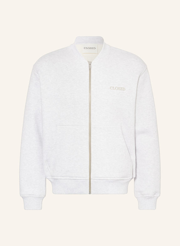 CLOSED Sweatjacke HELLGRAU