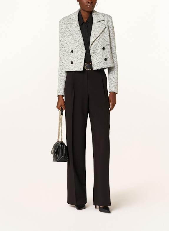 RIANI Tweed jasje WIT / ZWART