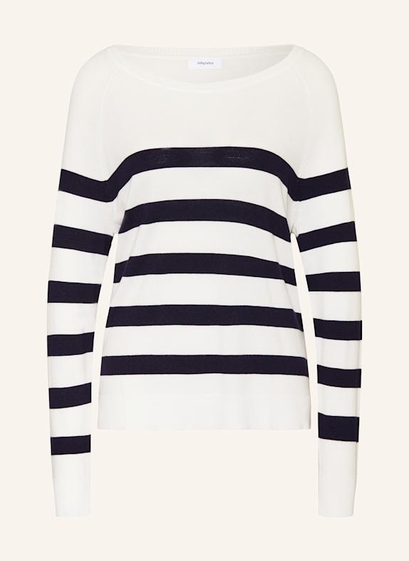 darling harbour Sweter CREME / MARINE