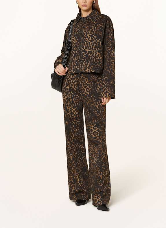 STUDIO AR Jeansjacke DARIA SCHWARZ / BRAUN