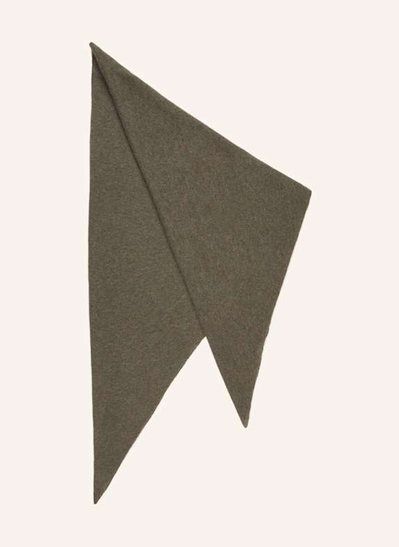 darling harbour Dreieckstuch aus Cashmere OLIV
