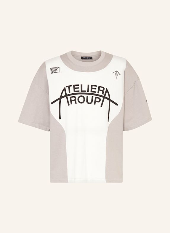 ATELIER D’ROUPA T-shirt BIKER WHITE/ GRAY/ BLACK