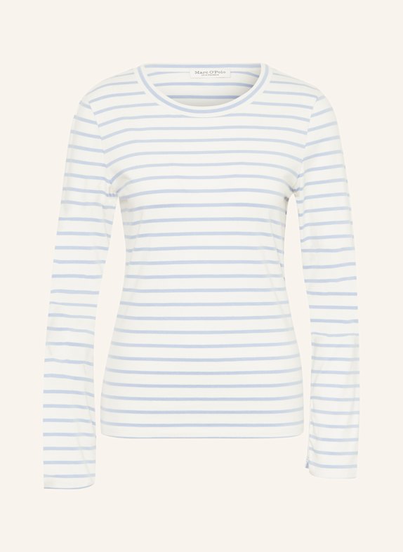 Marc O'Polo Longsleeve WEISS/ HELLBLAU