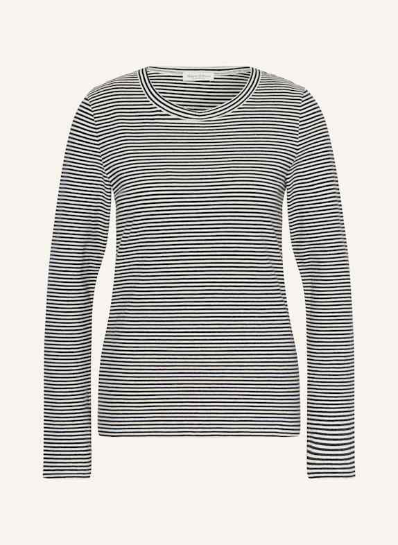 Marc O'Polo Longsleeve WEISS/ DUNKELBLAU