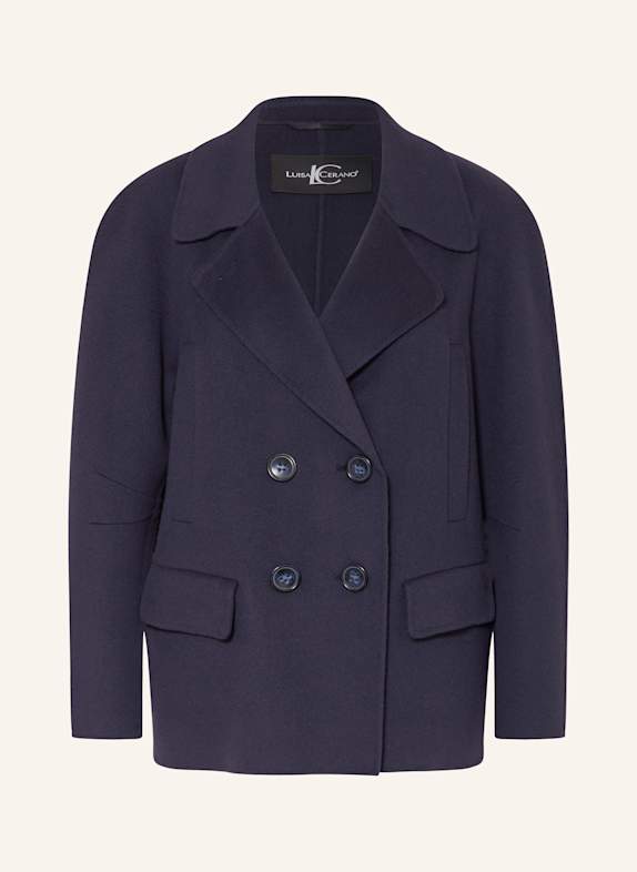 LUISA CERANO Pea coat DARK BLUE